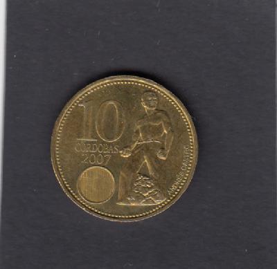 Beschrijving: 10 Cordobas CASTRO